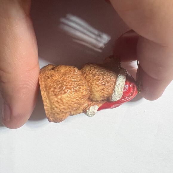 Vintage Barely Bears Christmas Ornaments Set of 3 Hand Painted Taiwan Boxed - Picture 16 of 16